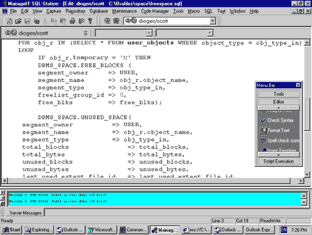      PLSQL  Python